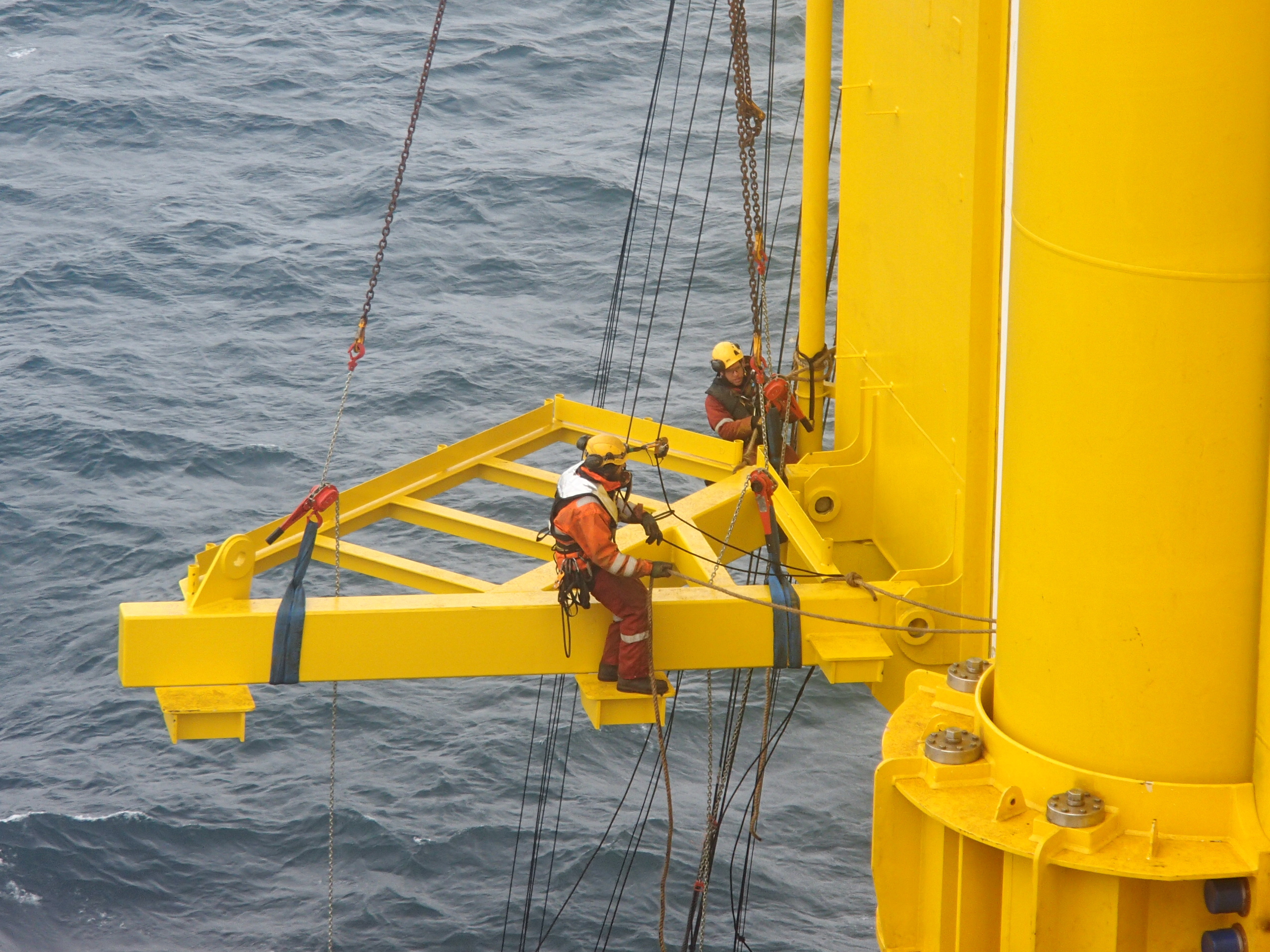 SkyDeck modulair werkplatform in gebruik